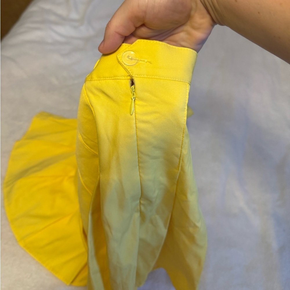 Women's Pleated Skirt, Elastic Waist Uniform Skirt - Picture 4 of 5